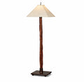 Red Cedar Floor Lamp — Sculptural Natural Form (59”)