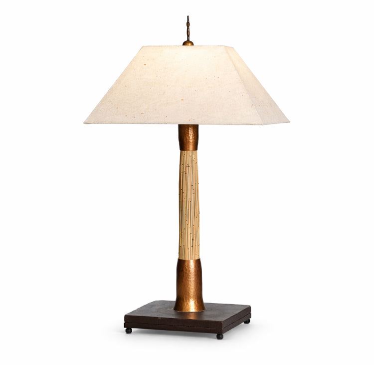 Breeze Lamp — Natural Thatch (26”)