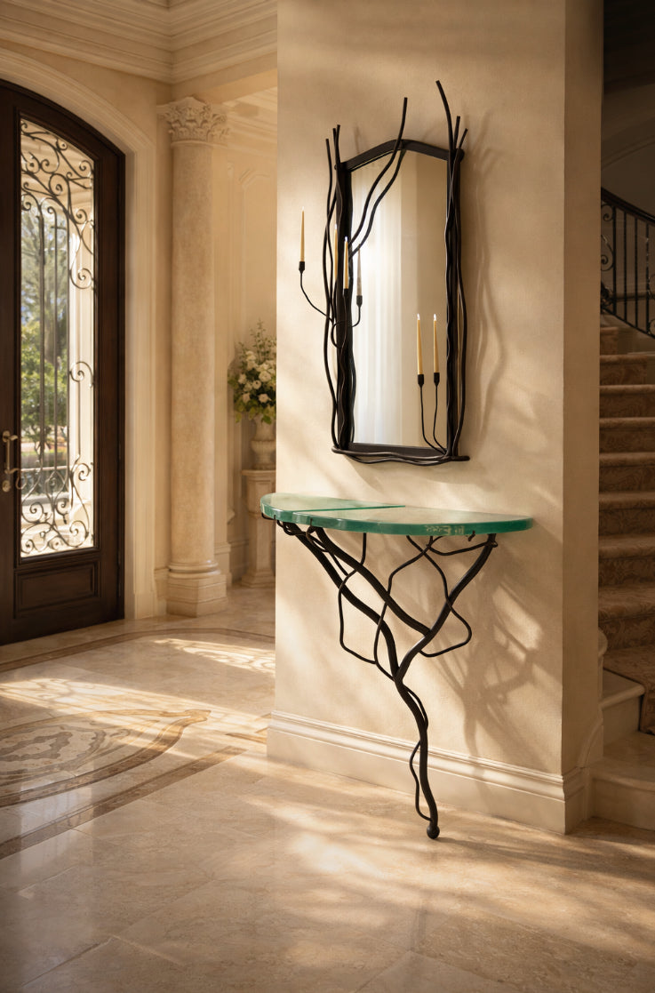 Crescent Moon – Functional Iron Sculpture