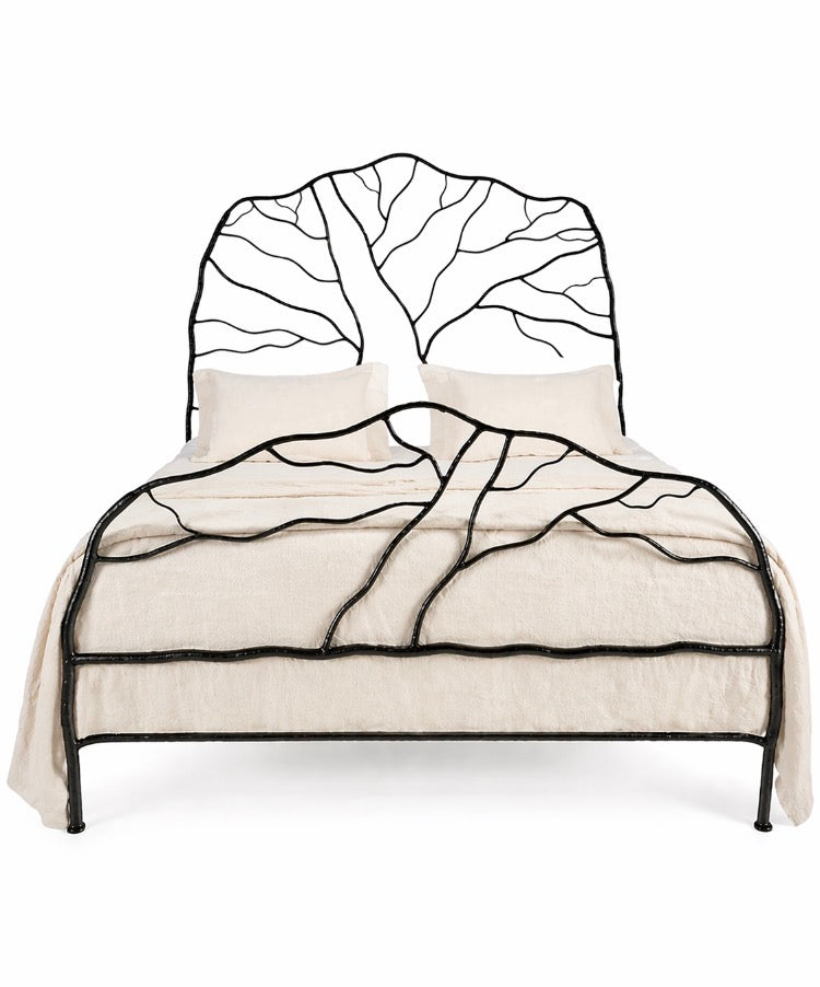 Tree of Love Bed | Hand-Forged Iron Bed Frame