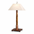 Tall Lamp — Brown Bamboo (32”)