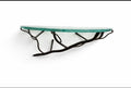Branch Wall Shelf 16” | Hand-Forged Iron & Recycled Glass