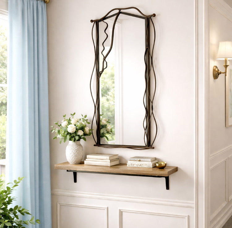 Hanging Branches Mirror Frame