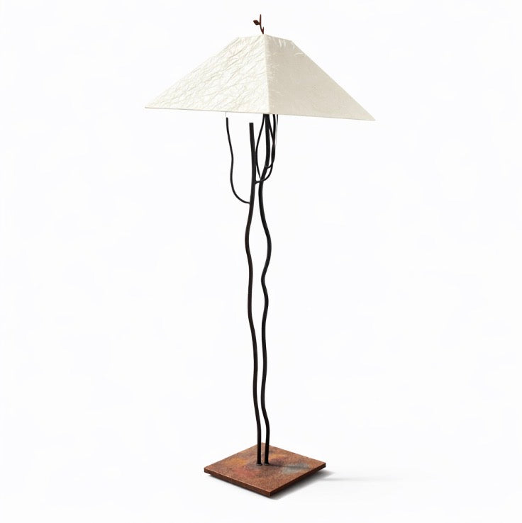Happily Together Floor Lamp — Sculptural Ironwork (59”)