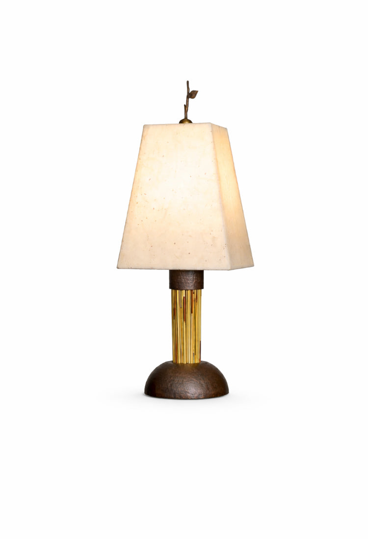 Baby Branch Lamp — Green Thatch (16”)