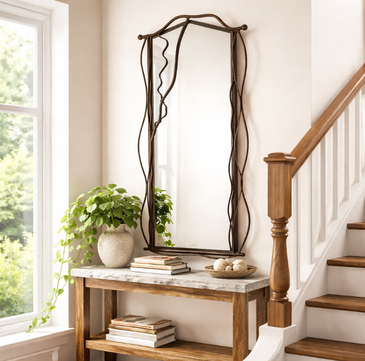 Hanging Branches Mirror Frame