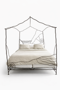 “Earth, Water and Ideas in the Sky” Sculptural Canopy Bed | Hand-Forged Iron by Luis Márquez Studio