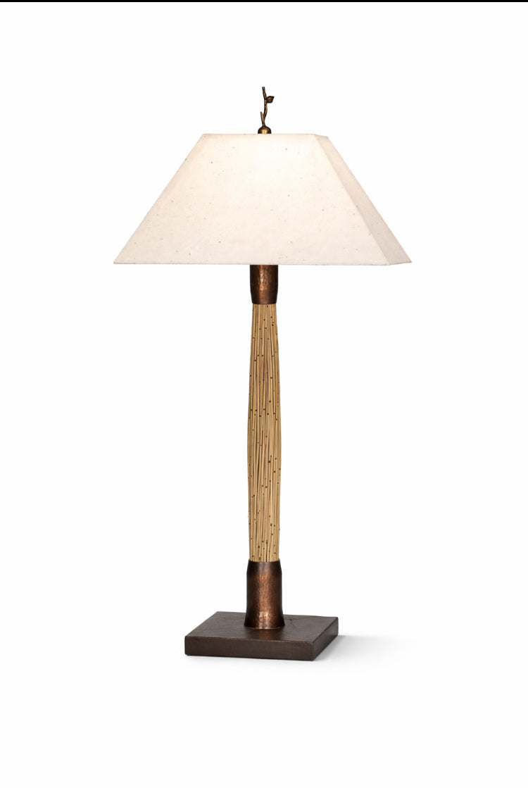 Tall Lamp — Natural Thatch (32”)