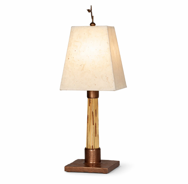 Primal Lamp — Green Thatch (21”)