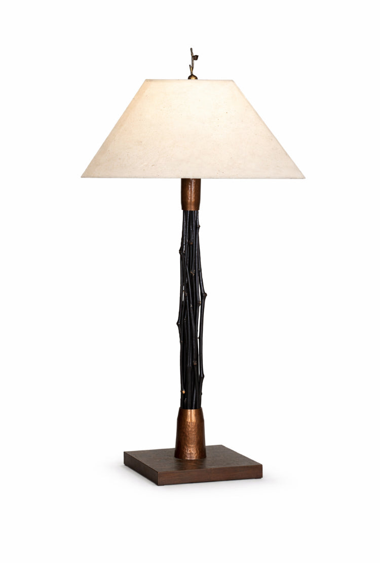 Tall Lamp — Black Bamboo (32”)