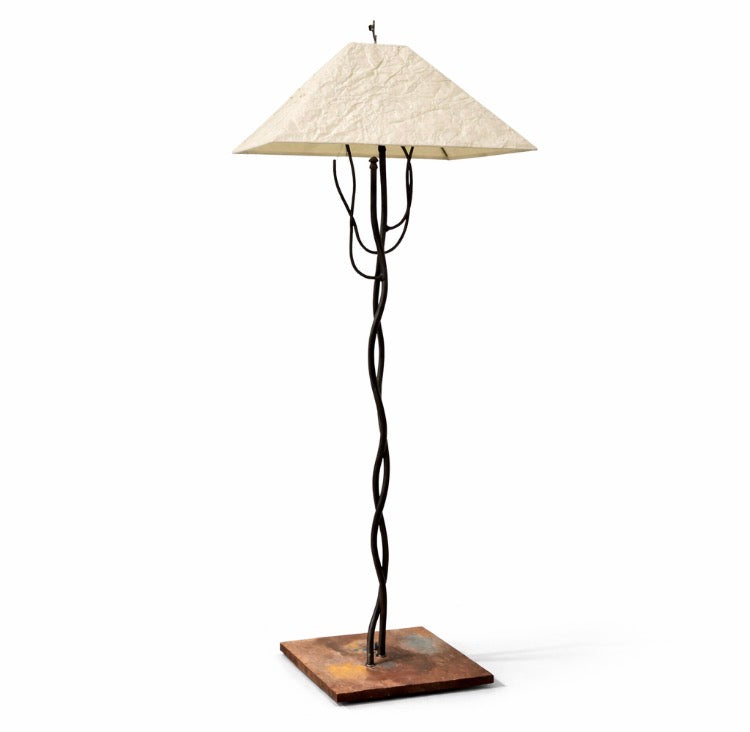 Happily Together Floor Lamp — Sculptural Ironwork (59”)