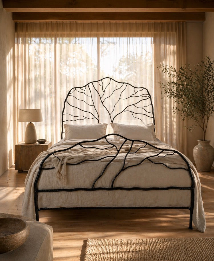 Tree of Love Bed | Hand-Forged Iron Bed Frame