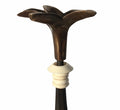 Tribe in Bloom No. 3 Handmade Iron Candlestick with Brass Flower
