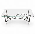 Golden Twigs Coffee Table Base – Hand-Forged Iron