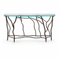 Large Half Moon Console Table