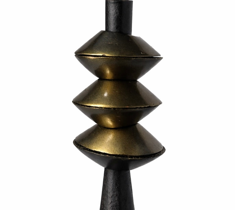 Northern Tribe #6 Candlestick | Hand-Forged Iron Sculptural Candle Holder