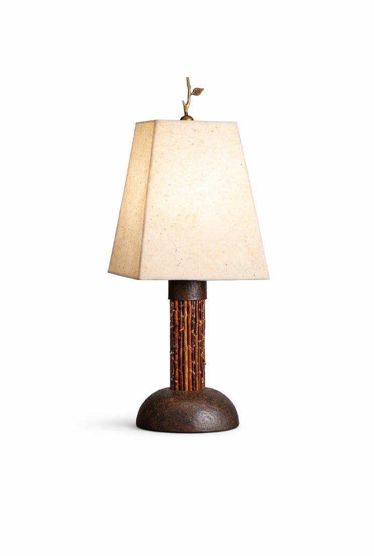 Baby Branch Lamp — Red Cedar Twigs (16”)