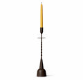Twisted Cross Candleholder — Handmade Iron Candlestick in Three Heights