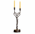 One Heart Candle Holder — Handmade Romantic Iron Sculpture